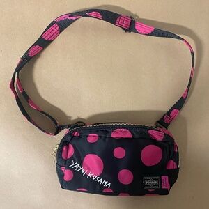 Yayoi Kusama Small handbag w/ Adjustable Strap by Porter Japan